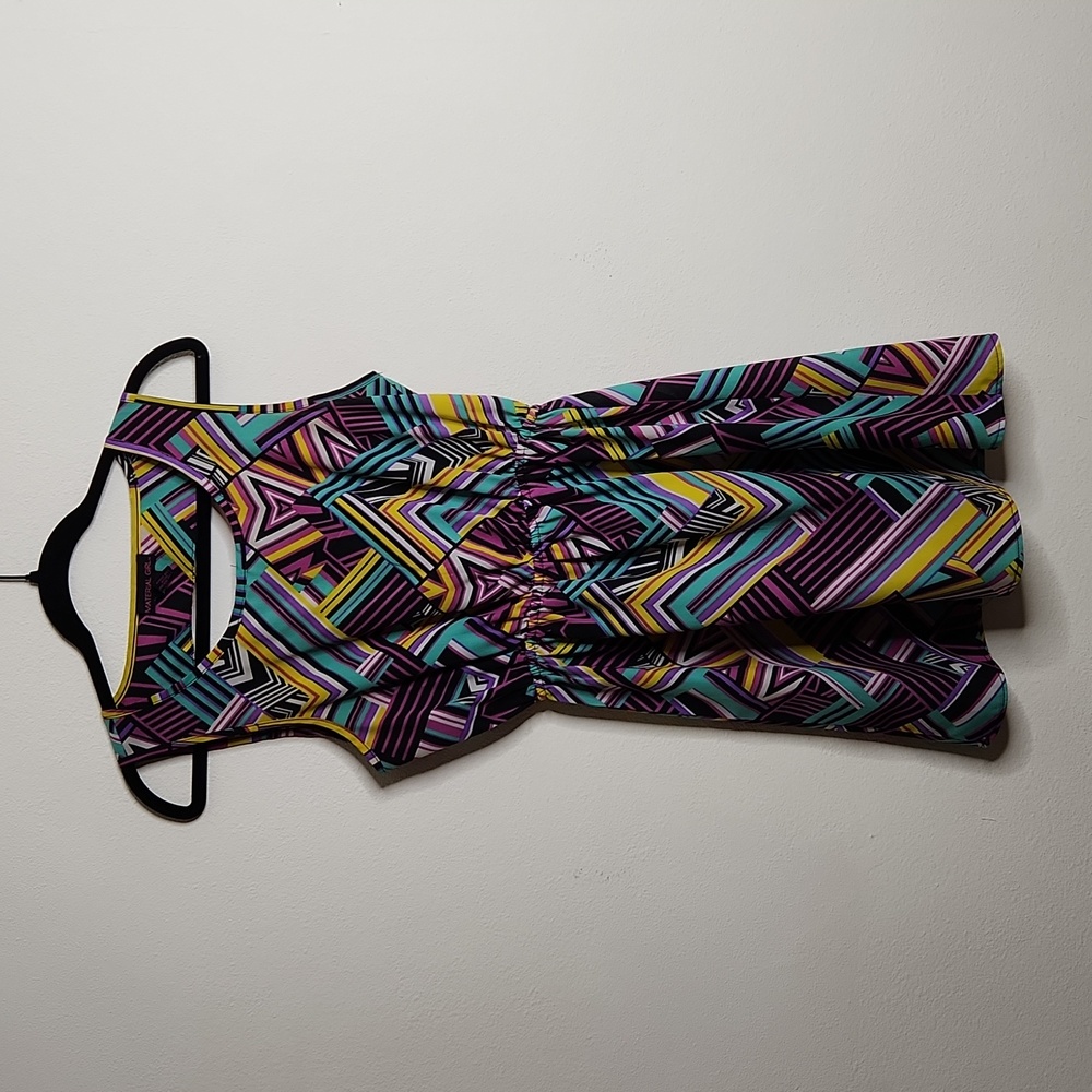 Material girl geometric design dress R2